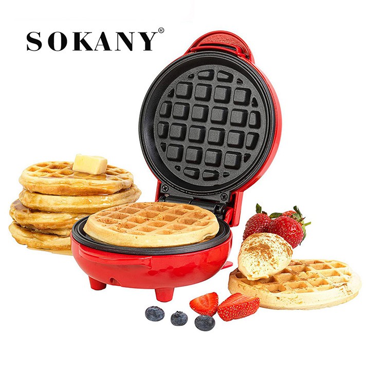 Máy làm bánh tổ ong, tàn ong, bánh waffle Chính hãng Sokany - BH 12 Tháng -  Máy Tính & Phụ kiện | FptShop.store
